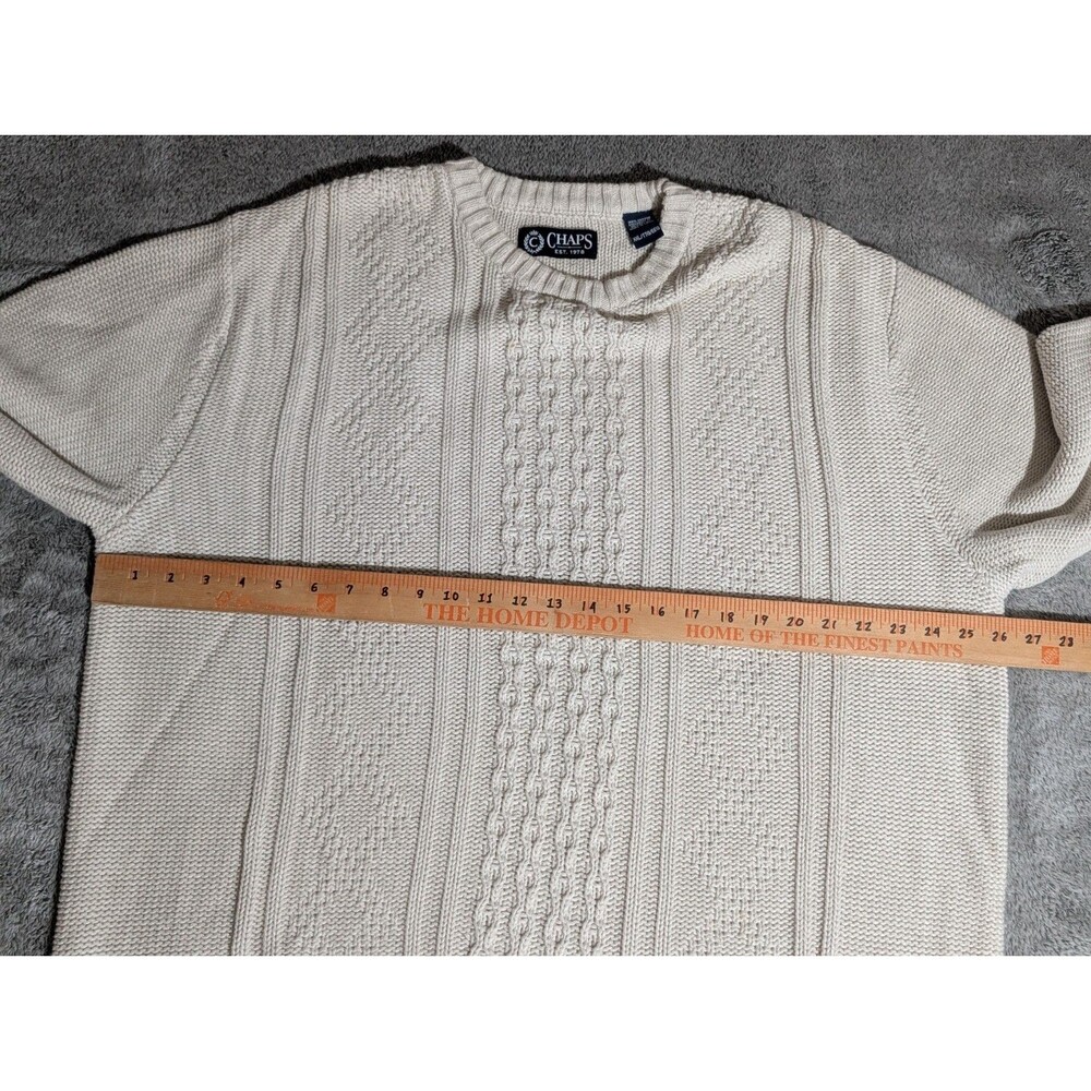 Chaps Ralph Lauren Cable Knit Sweater XXL - Picture 2 of 6